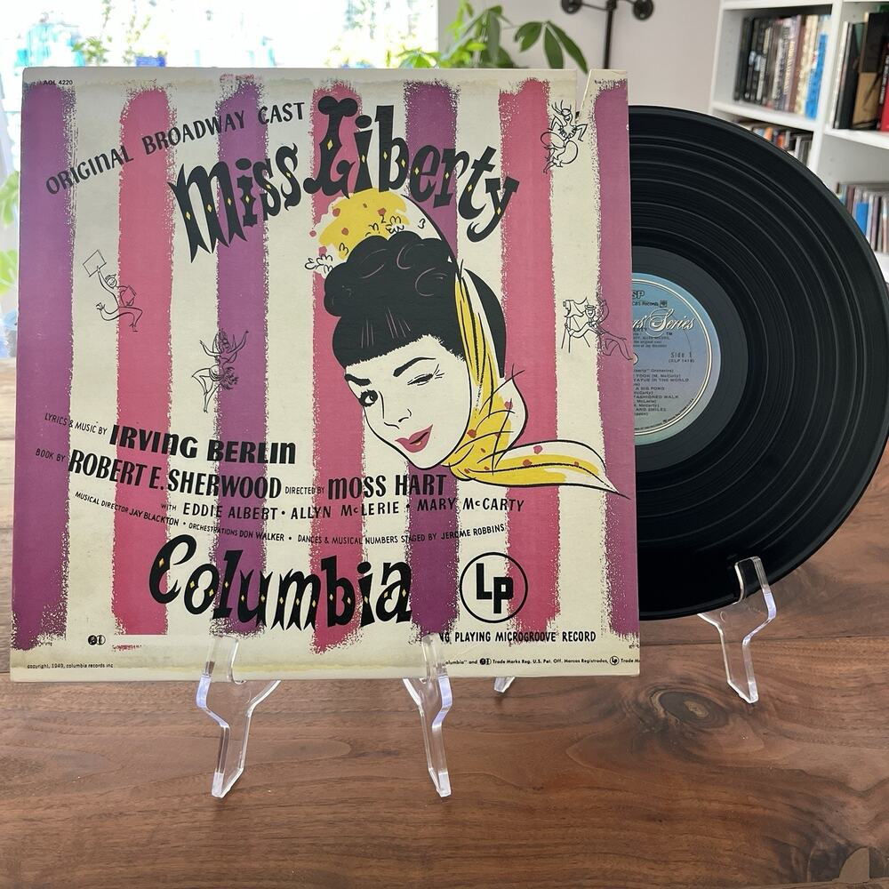 Miss Liberty Irving Berlin Original Broadway Cast Vinyl LP 1972 CSP AOL 4220